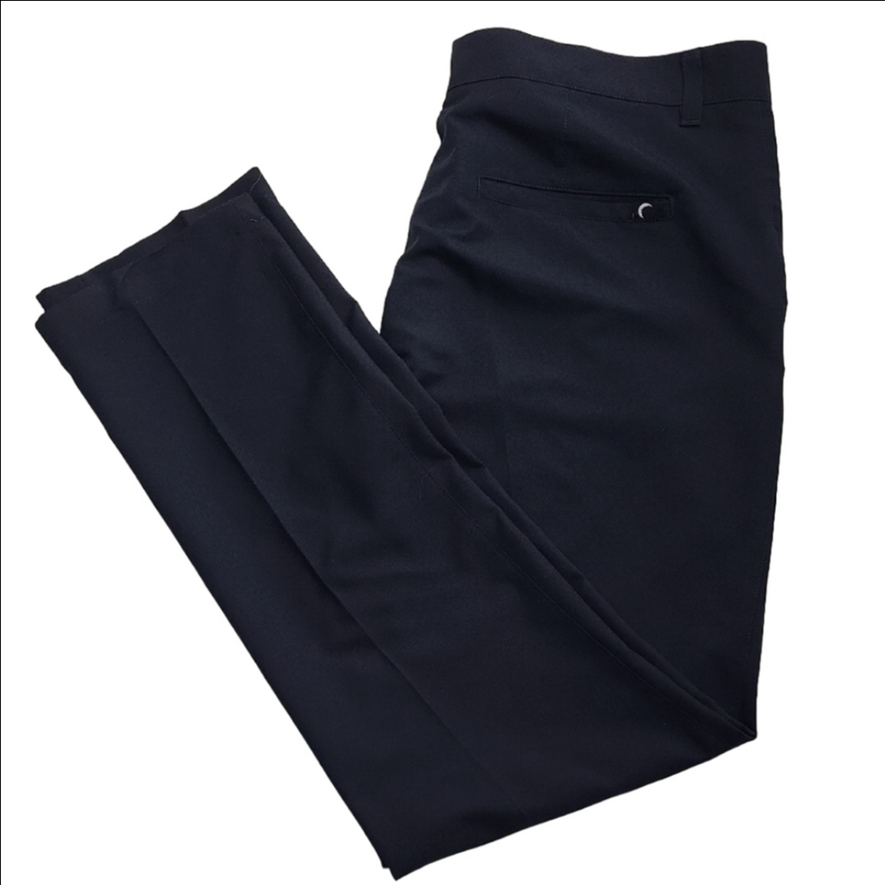Zyia Actuve Commuter Chino Pants Size Large Navy Blue